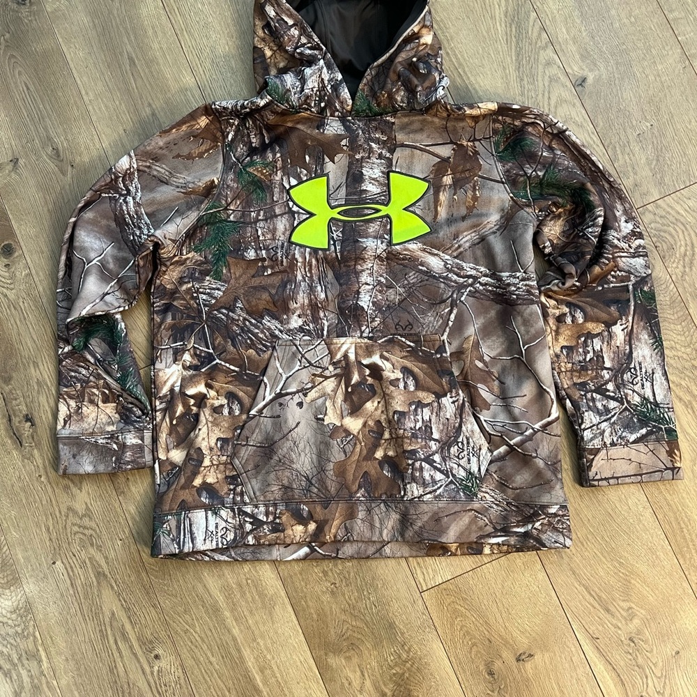 Under Armour Kids Woodland Camo Hoodie